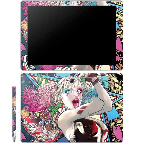 DC Comics Harley Quinn Action Pose Galaxy Book 12in Skin
